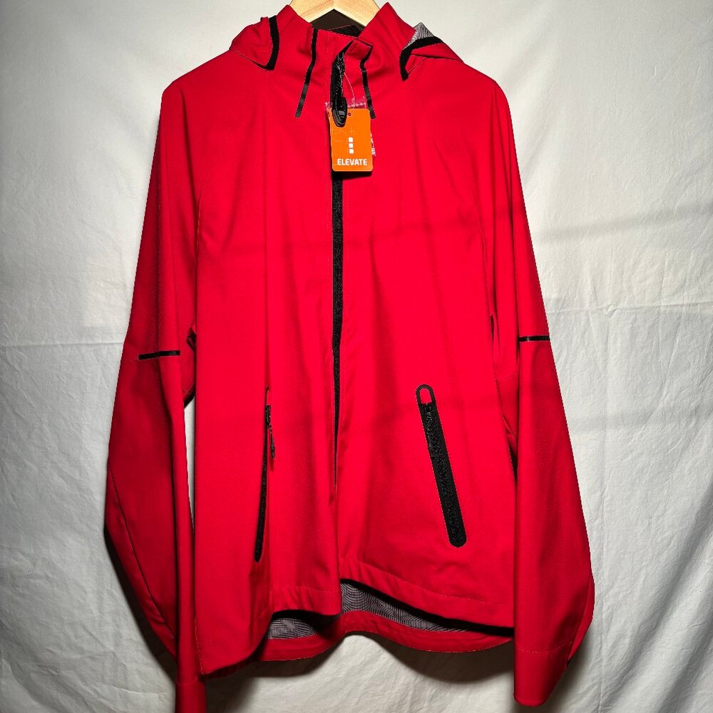 Elevate Brand Red Wind Shirt, LG